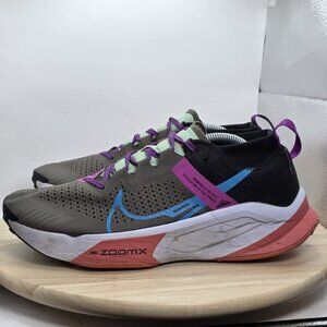 Nike ZoomX Zegama Ironstone Laser Blue Trail Running Shoes DH0623-002 Mens Sz 11